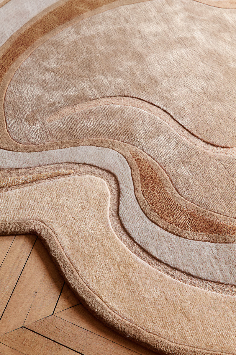Sahara Rugs Sahara wool sand rug - Toulemonde Bochart