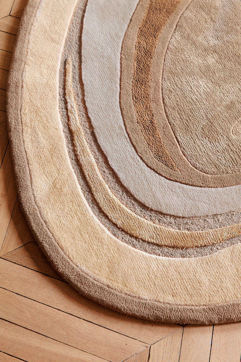 Sahara Rugs Sahara wool sand rug - Toulemonde Bochart