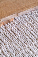 Tapis beige en laine polyester - Aravis Neige - 2 - Toulemonde Bochart