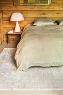 Tapis beige en laine et fibre de bambou - Dotty Craie  - 2 - Toulemonde Bochart