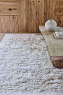Tapis blanc en peau lainée - Toison Ecru  - 3 - Toulemonde Bochart