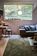 Tapis kaki en laine et coton - Tropical Cedre  - 2 - Toulemonde Bochart