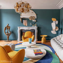 Tapis vert en laine et viscose - Alliances Forêt  - 3 - Toulemonde Bochart