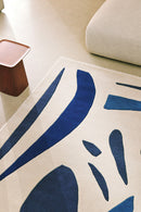 Tapis bleu en laine - Alpha Bleu - 3 - Toulemonde Bochart