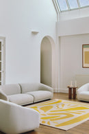 Tapis beige en laine - Alpha Jaune - 2 - Toulemonde Bochart