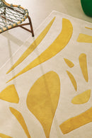 Tapis beige en laine - Alpha Jaune - 4 - Toulemonde Bochart