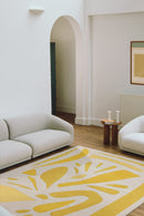 Tapis beige en laine - Alpha Jaune - 3 - Toulemonde Bochart