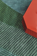 Tapis bleu en laine - Ammonite Abysse - 3 - Toulemonde Bochart