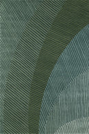Tapis bleu en laine - Ammonite Abysse - 1 - Toulemonde Bochart
