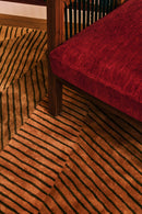 Tapis brun en laine - Ammonite Ocre - 3 - Toulemonde Bochart