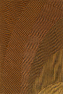 Tapis brun en laine - Ammonite Ocre - 1 - Toulemonde Bochart