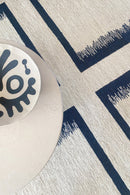 Tapis bleu 100% golden jute - Ciutadella Bleu - 5 - Toulemonde Bochart