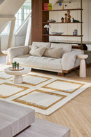 Tapis ocre 100% golden jute - Ciutadella Gold - 2 - Toulemonde Bochart