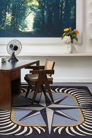 Tapis multicolore en laine - Compass Bahamas - 2 - Toulemonde Bochart