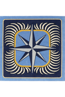 Tapis multicolore en laine - Compass Bahamas - 1 - Toulemonde Bochart