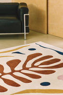 Tapis brun en laine - Corail Ocre - 5 - Toulemonde Bochart