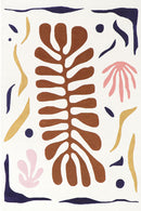 Tapis brun en laine - Corail Ocre - 1 - Toulemonde Bochart