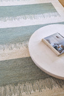 Tapis bleu 100% golden jute - Figueras Aqua - 4 - Toulemonde Bochart