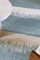 Tapis bleu 100% golden jute - Figueras Aqua - 6 - Toulemonde Bochart