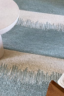 Tapis bleu 100% golden jute - Figueras Aqua - 6 - Toulemonde Bochart