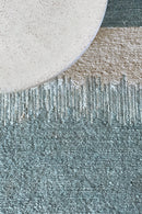 Tapis bleu 100% golden jute - Figueras Aqua - 7 - Toulemonde Bochart