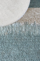 Tapis bleu 100% golden jute - Figueras Aqua - 7 - Toulemonde Bochart