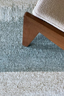 Tapis bleu 100% golden jute - Figueras Aqua - 8 - Toulemonde Bochart
