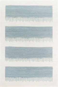 Tapis bleu 100% golden jute - Figueras Aqua - 1 - Toulemonde Bochart