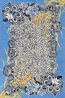 Tapis multicolore en laine viscose - Jungle Forest Bahamas - 1 - Toulemonde Bochart