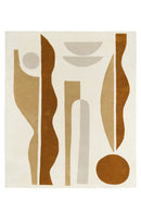 Tapis beige en PET - La Nuit Beige - 1 - Toulemonde Bochart