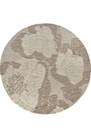 Tapis beige en laine - Paysage Rond Naturel - 1 - Toulemonde Bochart