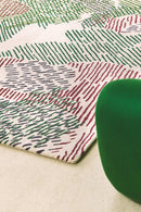 Tapis multicolore en laine - Paysage Printemps - 3 - Toulemonde Bochart