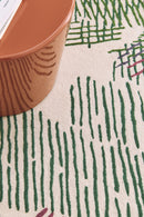Tapis multicolore en laine - Paysage Rond Printemps - 6 - Toulemonde Bochart