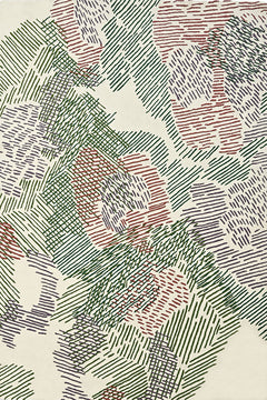 Tapis multicolore en laine - Paysage Printemps - 1 - Toulemonde Bochart