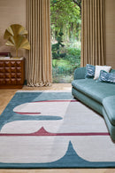 Tapis bleu en laine - Pygmée Glacier - 3 - Toulemonde Bochart