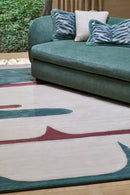 Tapis bleu en laine - Pygmée Glacier - 2 - Toulemonde Bochart
