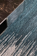 Tapis bleu 100% golden jute - Saona Bleu - 5 - Toulemonde Bochart