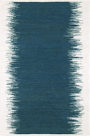 Tapis bleu 100% golden jute - Saona Bleu - 1 - Toulemonde Bochart