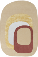 Tapis beige en laine et soie végétale - Spirit Beige - 1 - Toulemonde Bochart