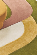Tapis vert en laine et soie végétale - Spirit Printemps - 3- Toulemonde Bochart
