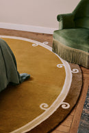 Tapis brun en laine - Syracuse Rond Tabac - 2 - Toulemonde Bochart