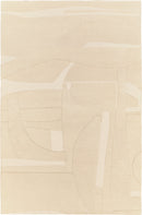 Tapis beige en laine - Collage Beige  - 1 - Toulemonde Bochart