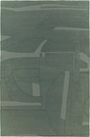Tapis vert en laine - Collage Sauge  - 1 - Toulemonde Bochart