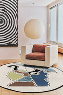 Tapis multicolore en laine et viscose - Minos Multi  - 2 - Toulemonde Bochart