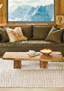 Tapis beige en laine polyester - Aravis Neige - 3 - Toulemonde Bochart