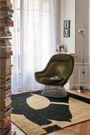 Tapis noir en jute - Arcades Noir - 2 - Toulemonde Bochart