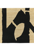 Tapis noir en jute - Arcades Noir - 1 - Toulemonde Bochart