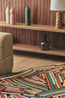 Tapis multicolore printemps en laine - Brindilles Printemps - 3 - Toulemonde Bochart