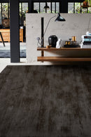 Tapis gris en tencel - Echo Anthracite  - 2 - Toulemonde Bochart