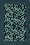 Tapis bleu en laine et viscose - Fauve Aqua  - 1 - Toulemonde Bochart